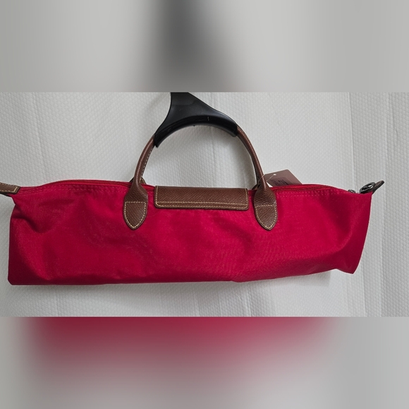 EUC Longchamp Foldable Red Tote Bag - Picture 3 of 11